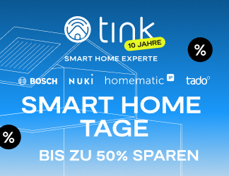 Jetzt bei den Smart Home Tagen bis zu 50% sparen - zum tink Shop
